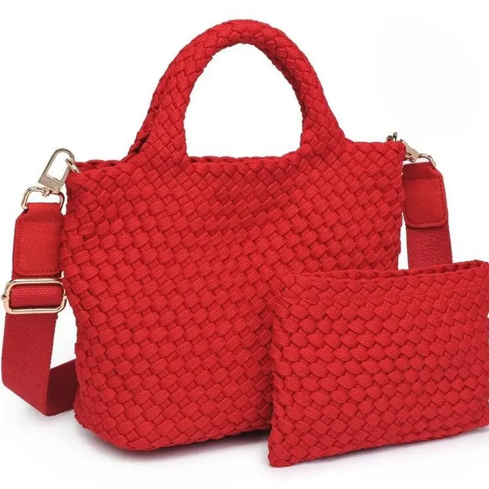Sky's The Limit Small Sustainable Crossbody Bag | Red